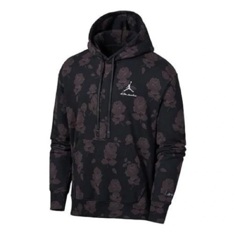 Jordan x A Ma Maniere AJ2 Hoodie Black Floral